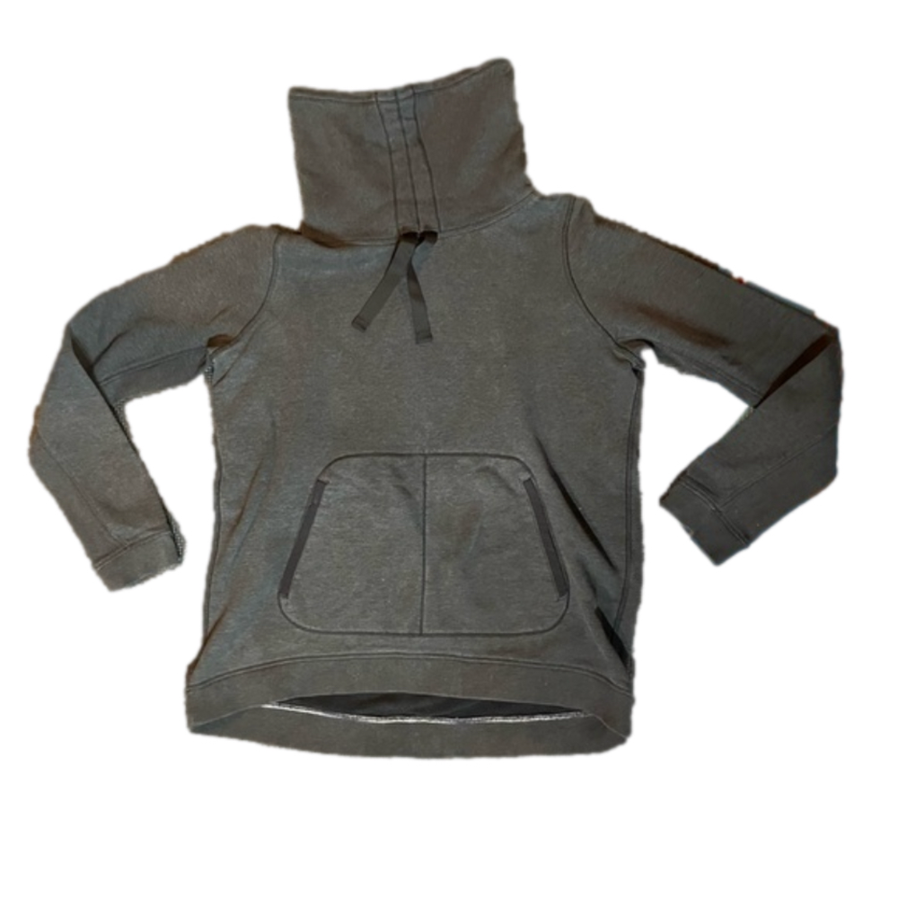 Lululemon Avenue Pullover Heathered Black / Black Size 6